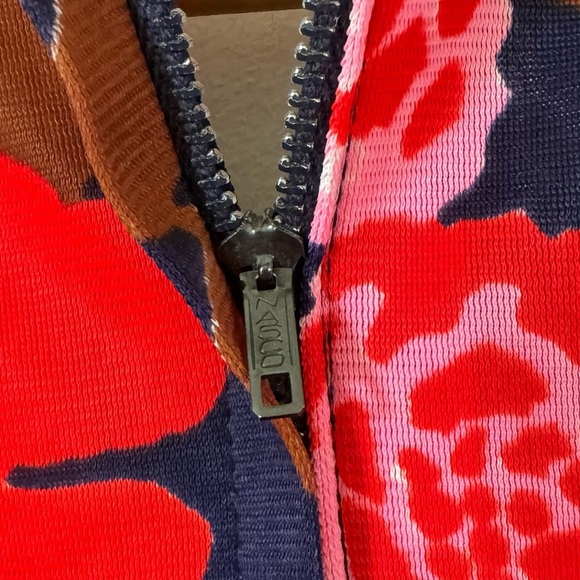 Vintage 60s Maxi Dress Psychedelic Floral Print Hippie Flower Child Gown Small - Picture 7 of 7